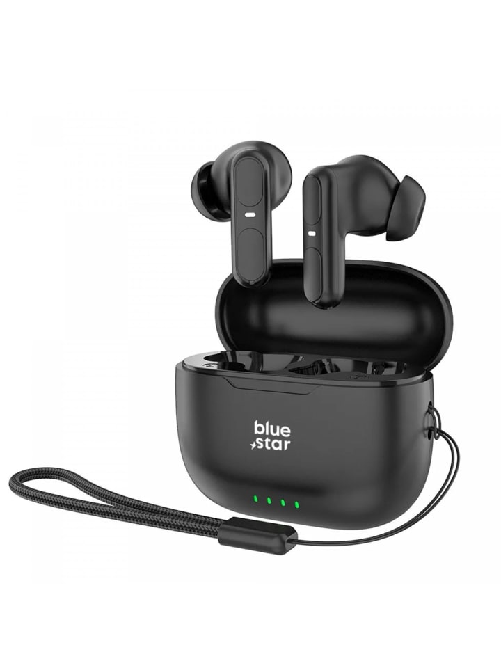 BlueStar Bluetooh Kopfhörer in Schwarz kabellose In-Ear-Kopfhörer in Schwarz günstig kaufen onesize