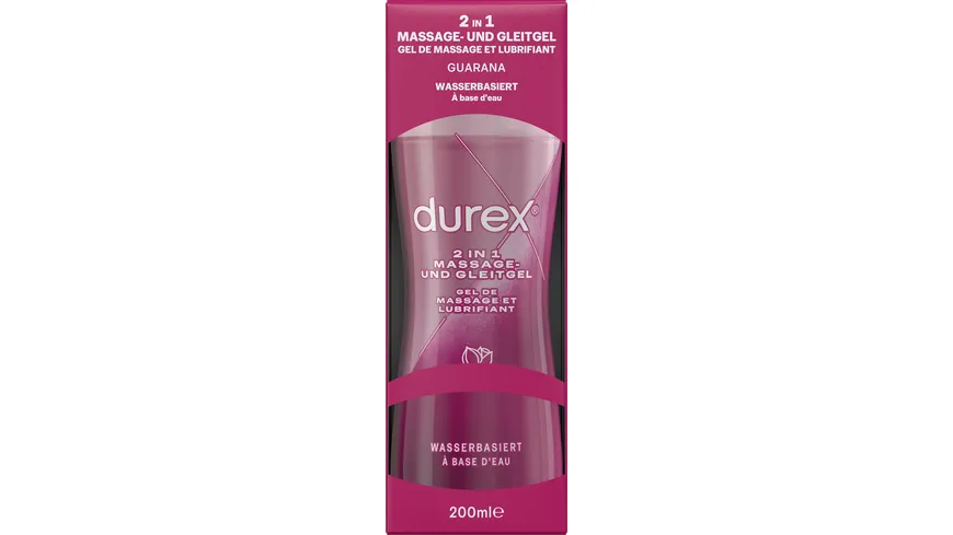 Durex Massage- & Gleitgel 2in1 Guarana 200 ml