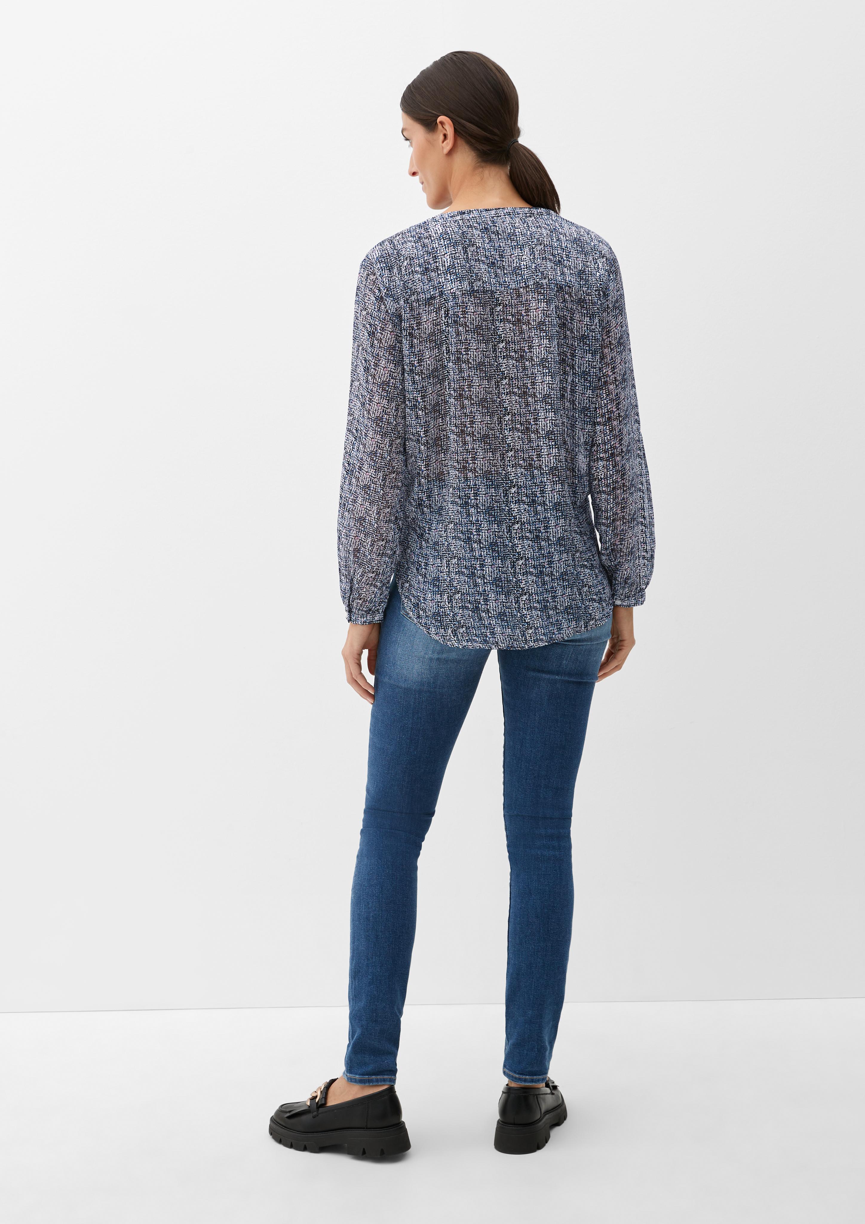 Bluse in semitransparenter Optik  2124777-02A2