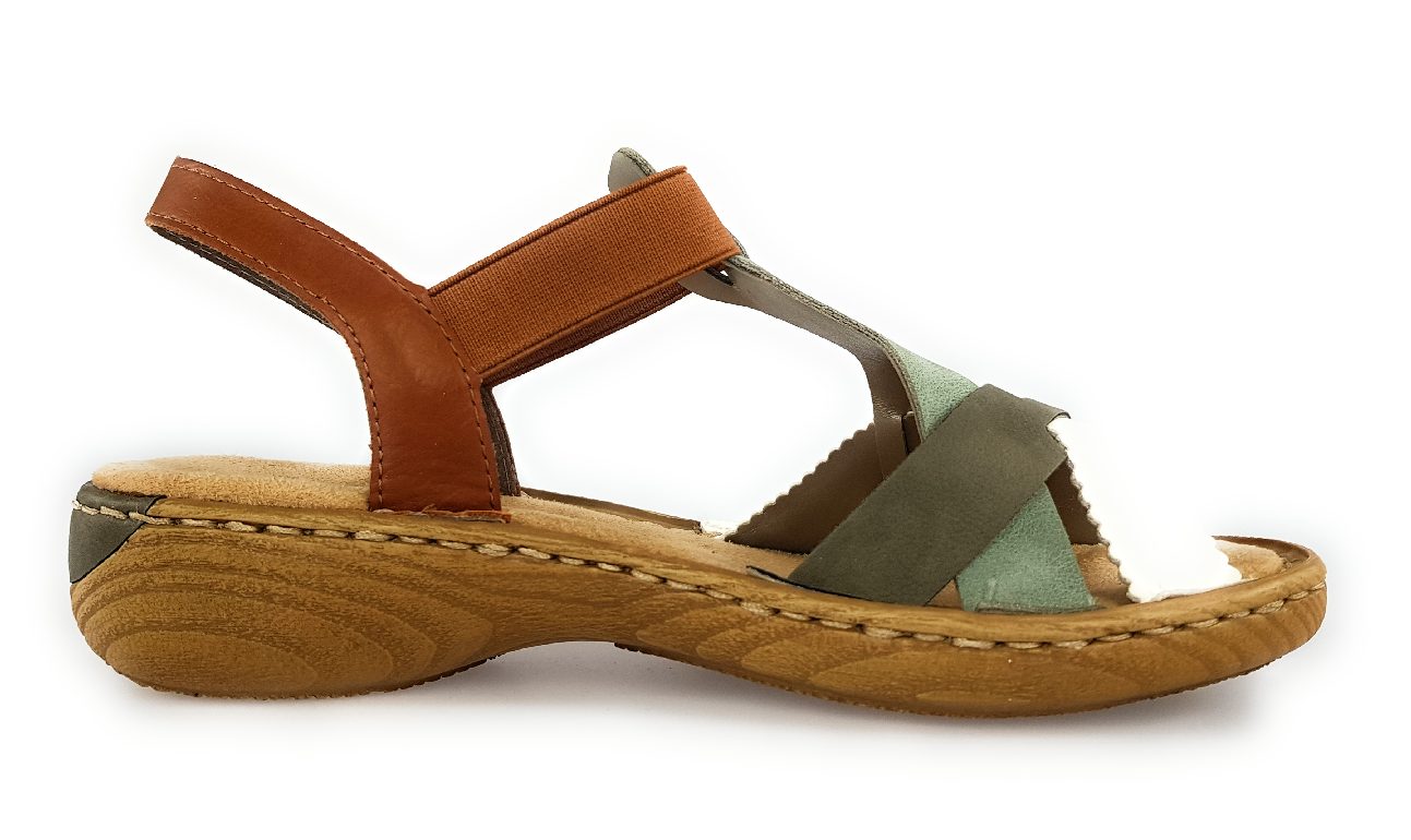 Rieker Preston V2779-90 Mehrfarbig 90 olive-multi