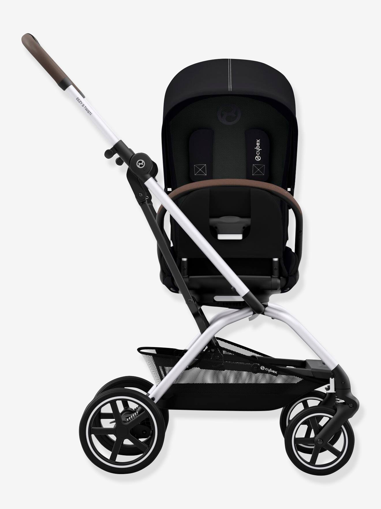 Poussette réversible tout-terrain CYBEX Eezy S Twist+ 2 noir (moon black)