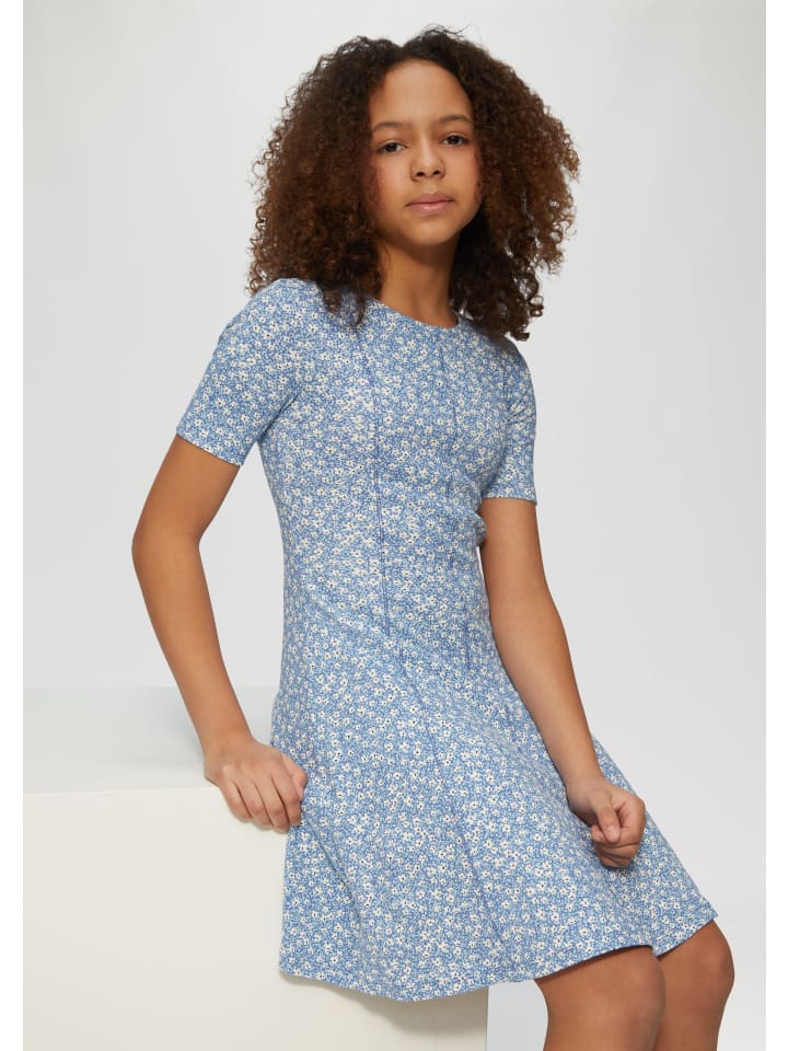 s.Oliver Kleid kurz in Blau günstig kaufen