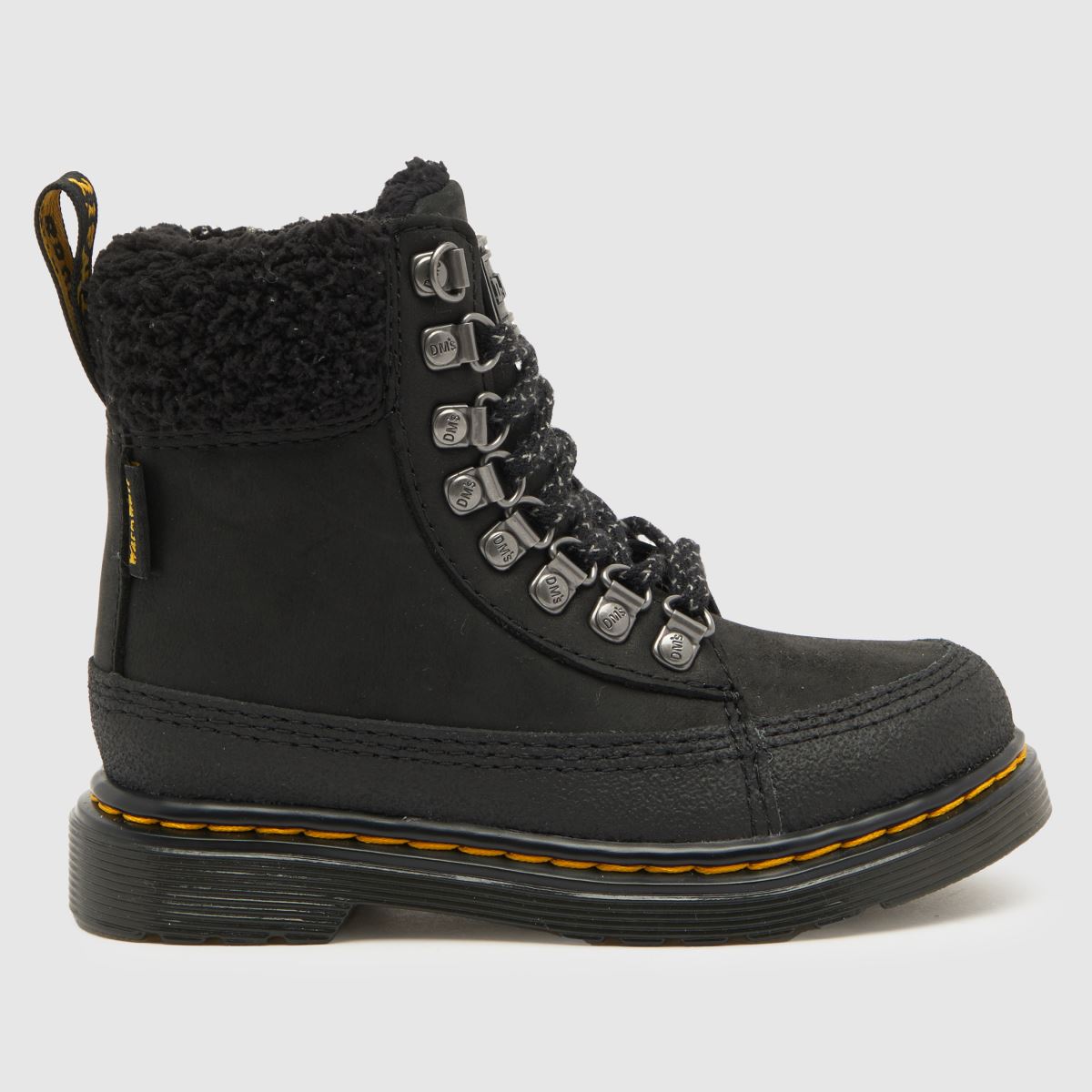 Dr. Martens fekete 1460 galléros kisgyermek csizma