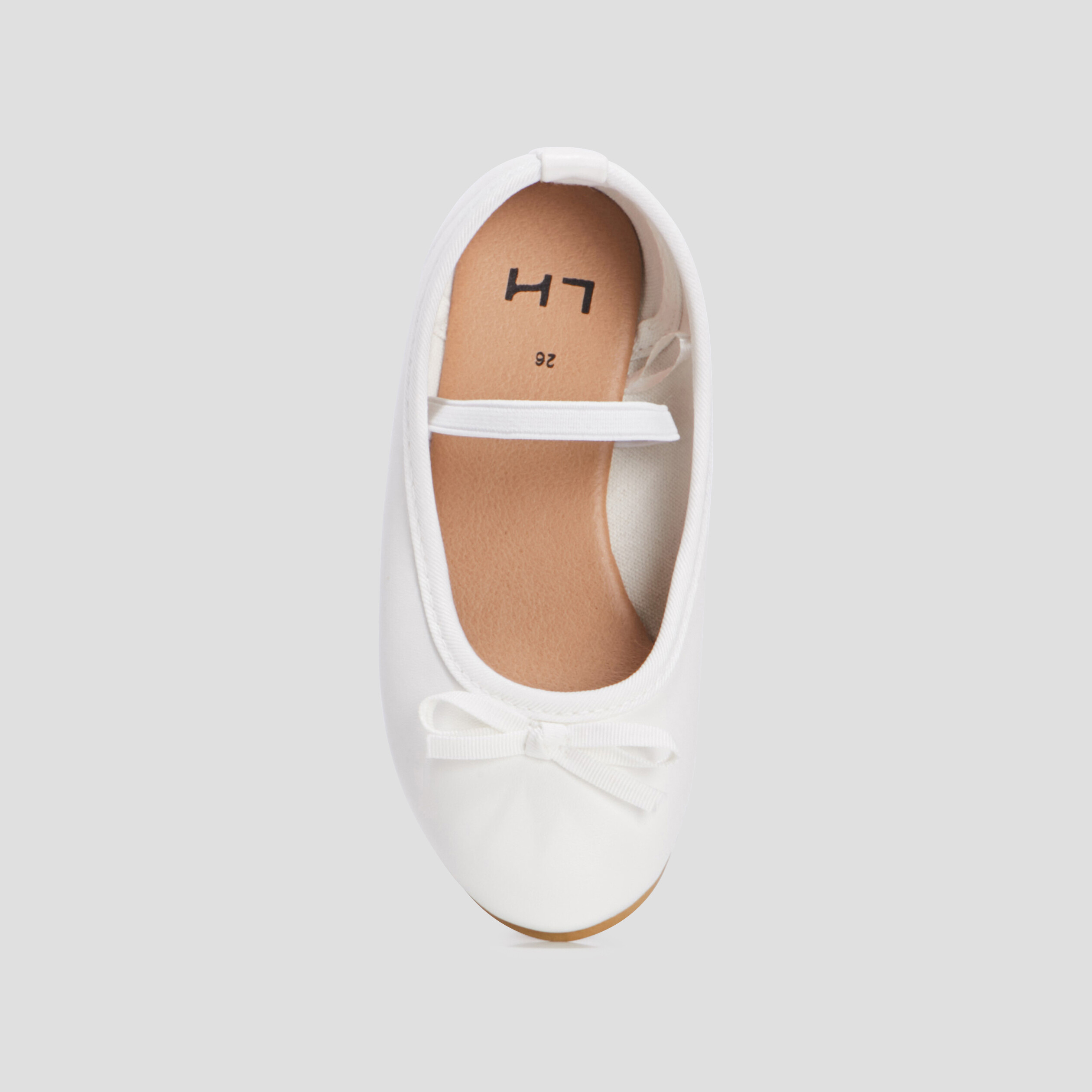 Ballerines irisé à bride blanc fille | La Halle