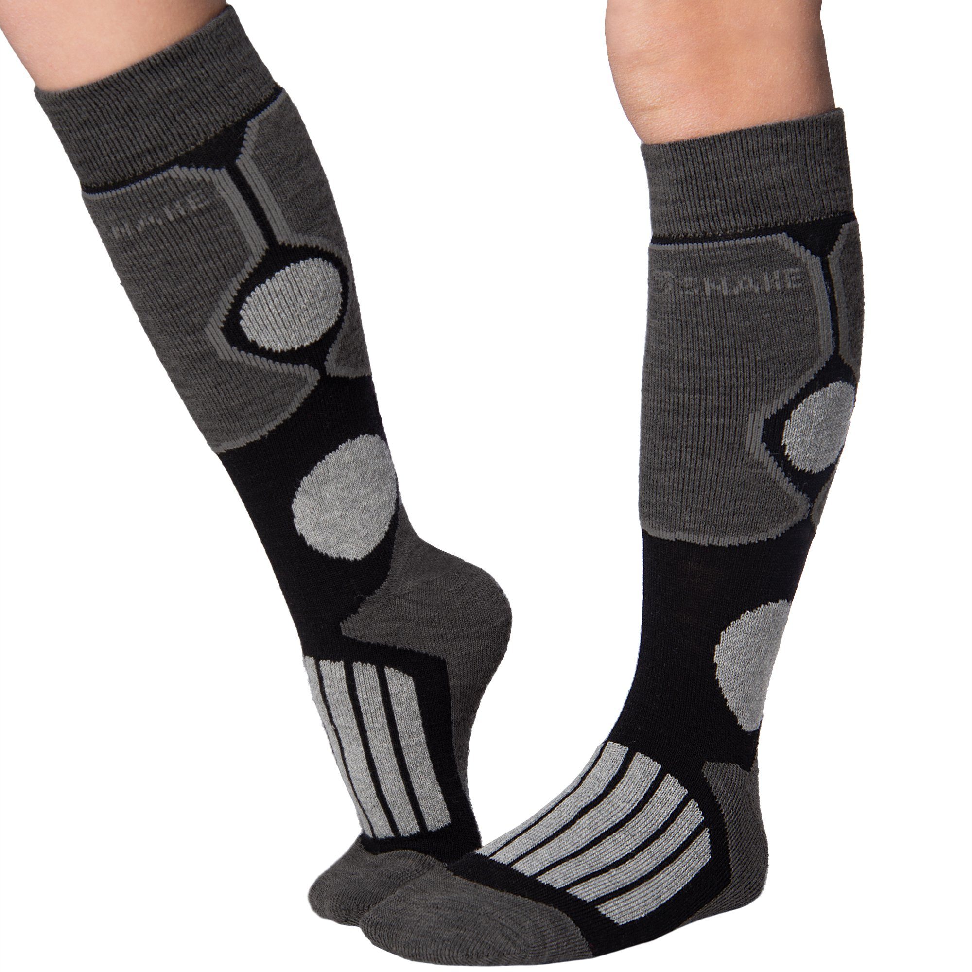 Black Snake Skisocken Kinder high protection