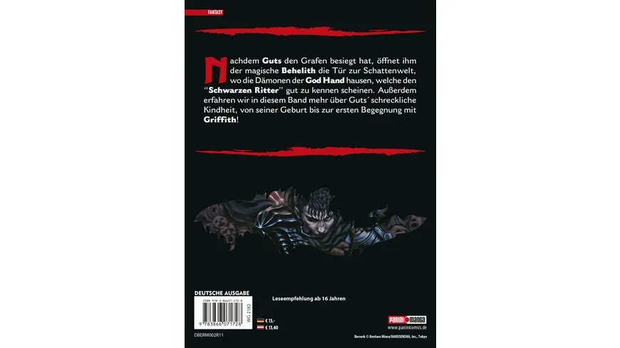 Berserk Max 02 - Das actiongeladene und genredefinierende Dark-Fantasy-Epos von Kentaro Miura