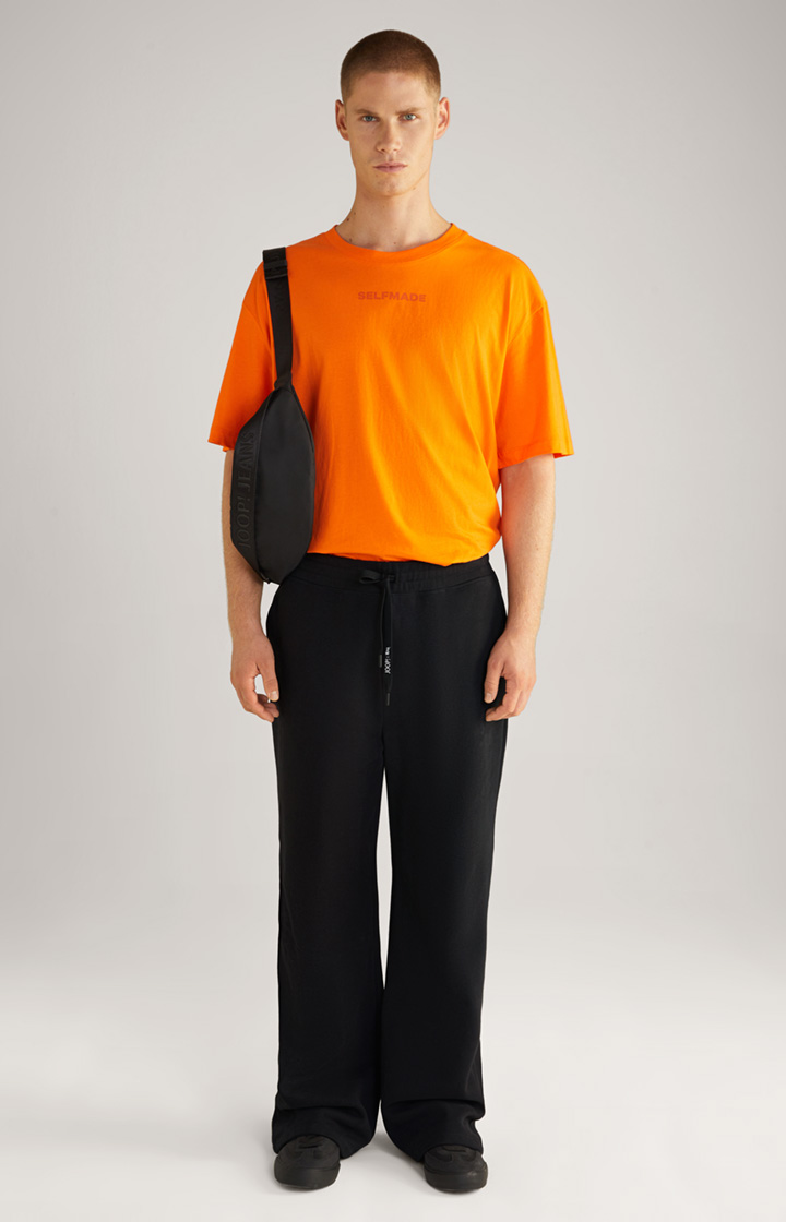 Unisex-Baumwoll-Joggpants in Schwarz