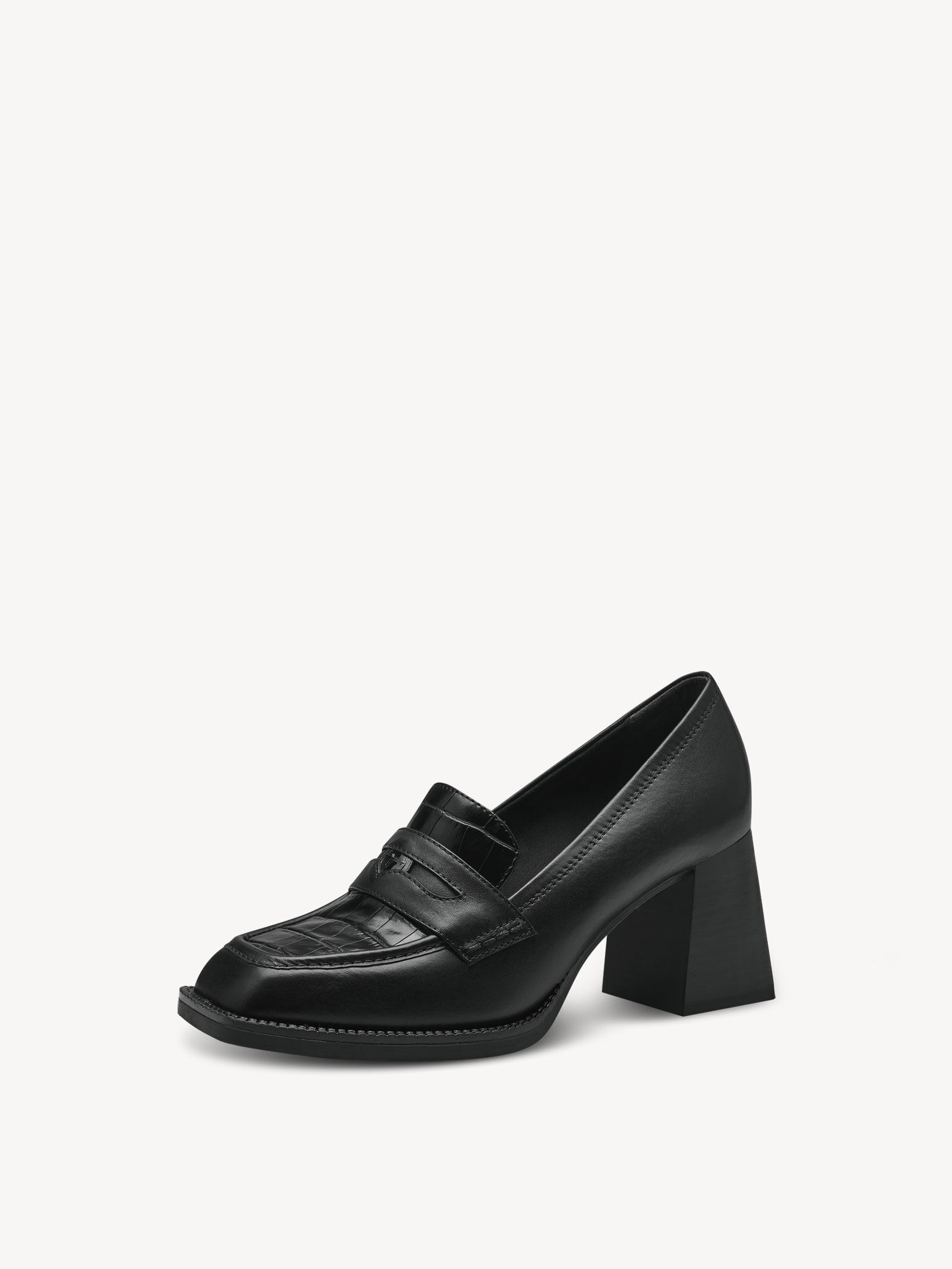 Trotteur en cuir - noir