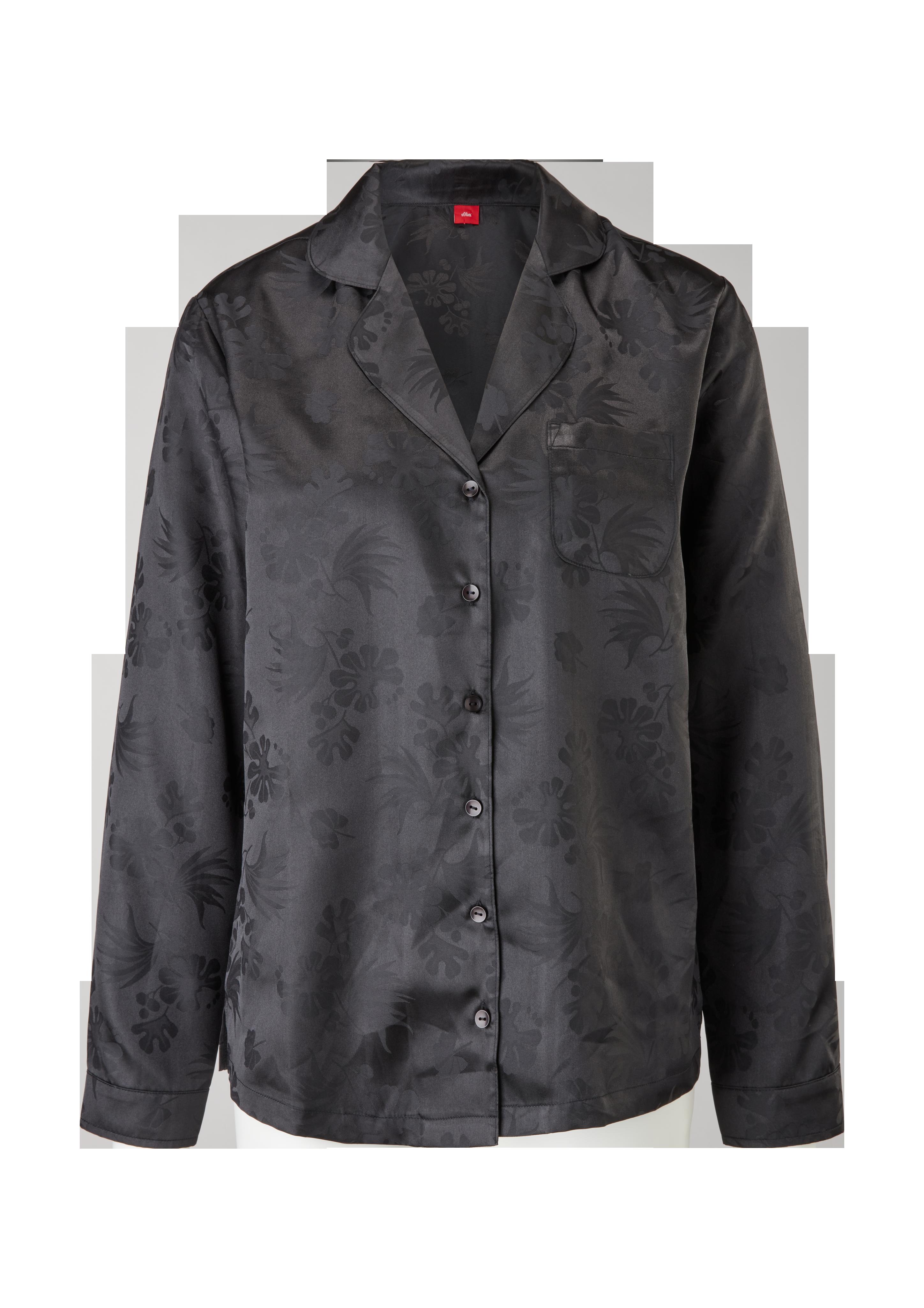 Langer Pyjama aus Satin  6006294-99F9