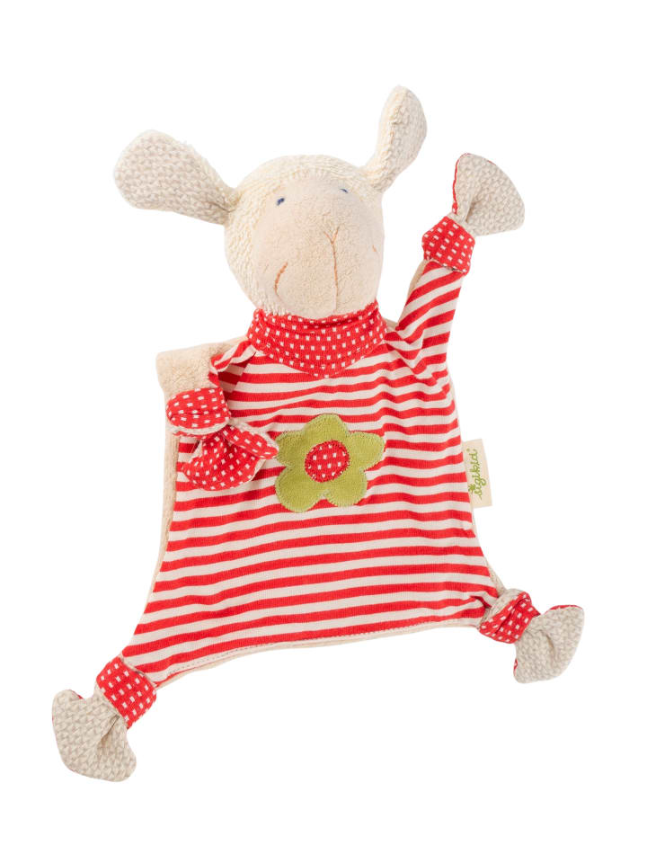 Sigikid Schnuffeltuch Natural Stripes Green in rot günstig kaufen onesize