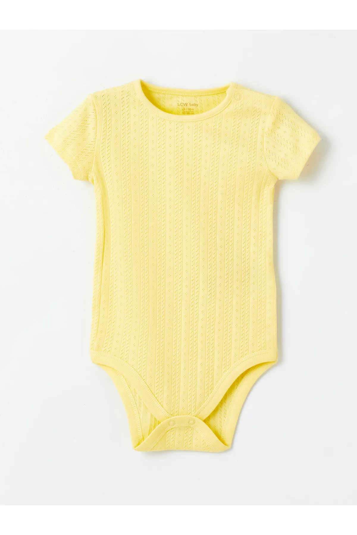 LC Waikiki  Kurzarm-Baby-Body mit Rundhalsausschnitt, 2-teilig