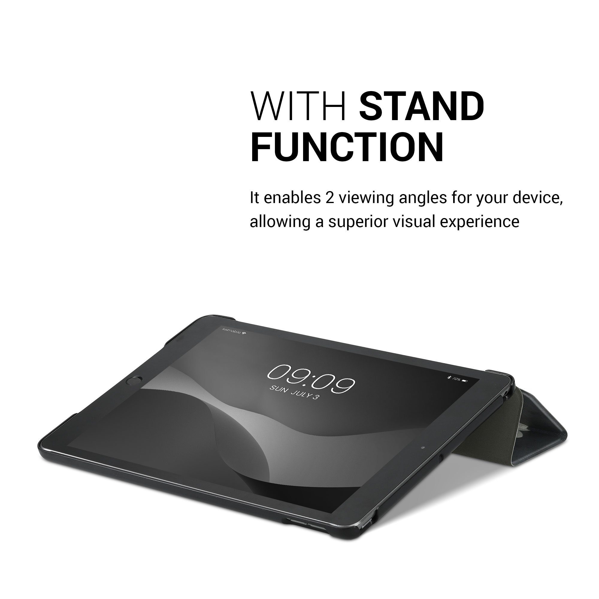 kwmobile Tablet-Hülle Hülle für Apple iPad 10.2 (2019/2020/2021 - 7./8./9. Gen), Smart Cover Tablet Case Schutzhülle