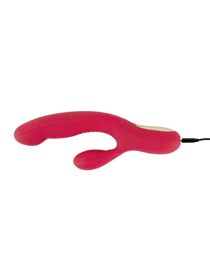 Sweet Smile Rabbitvibrator Thumping Rabbit Vibrator in rot günstig kaufen 21,2 cm