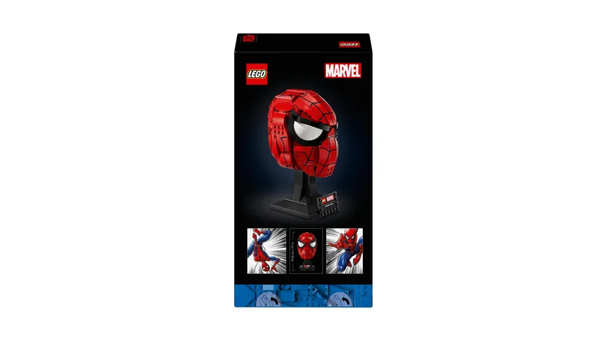 LEGO Marvel 76285 Spider-Mans Maske, Superhelden-Modellbausatz für Erwachsene