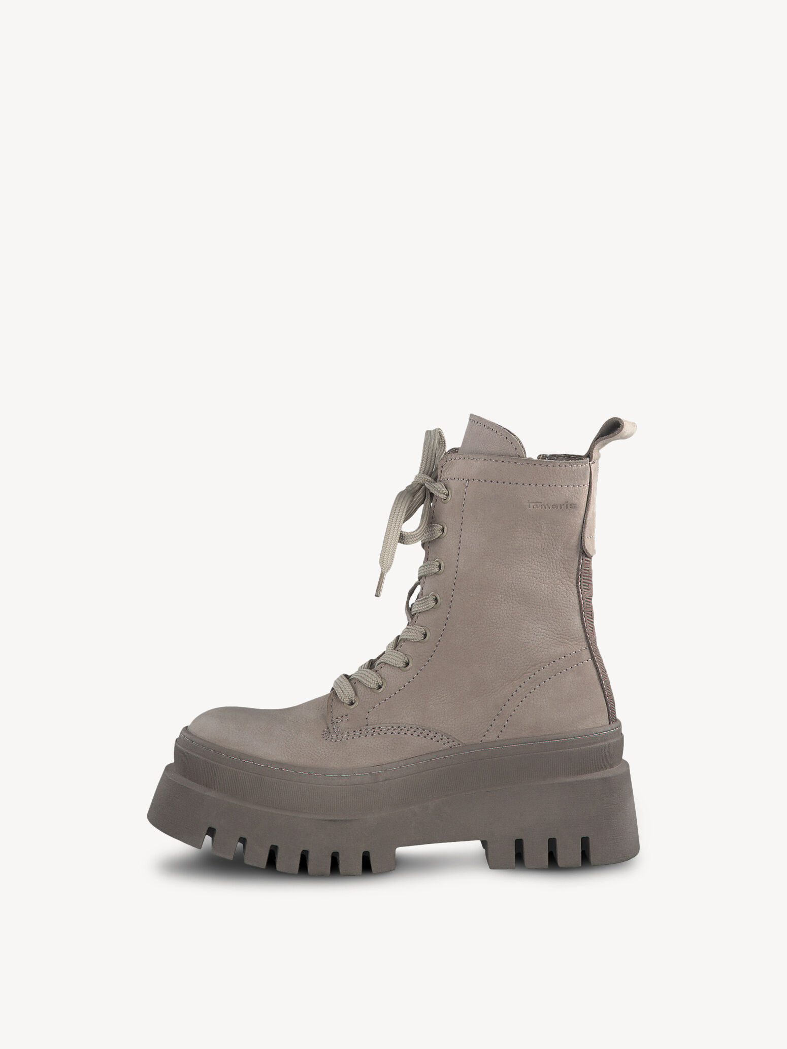 Bottine en cuir - marron
