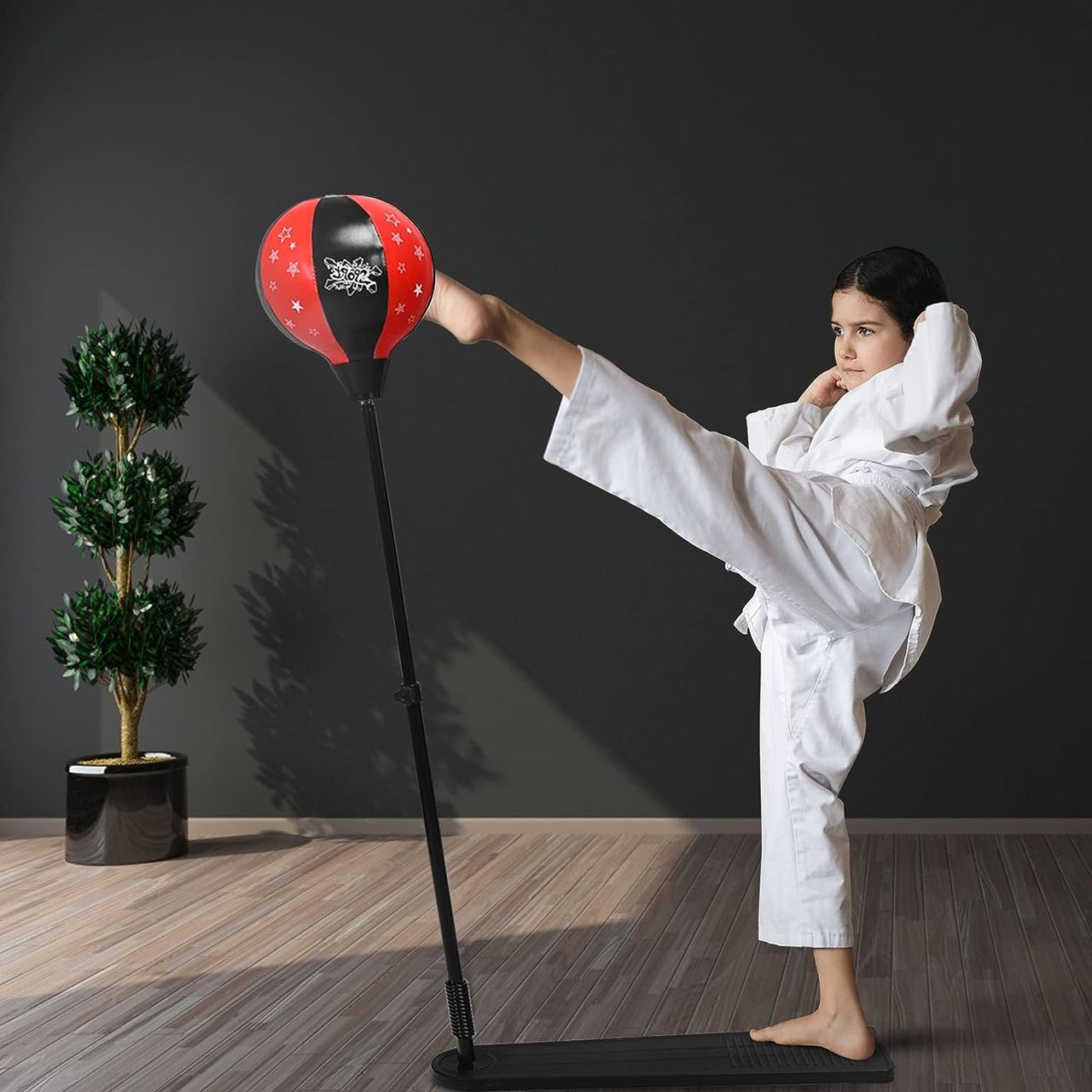 Costway Punchingball 85-130cm höhenverstellbar