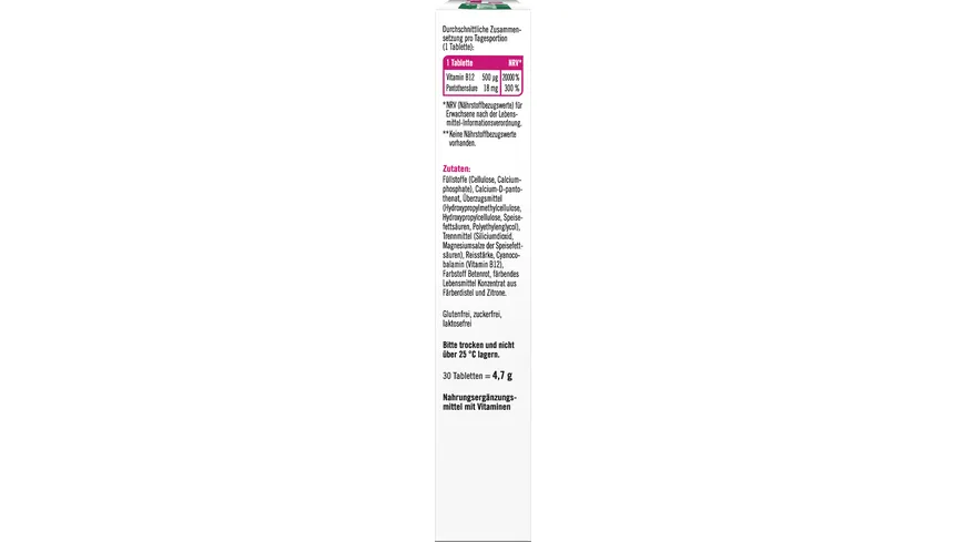TAXOFIT Vitamin B12 450