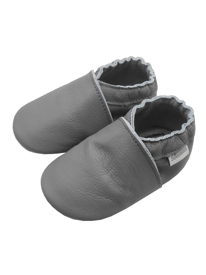 Yalion Baby Krabbelschuhe in Einfarbig Grau günstig kaufen