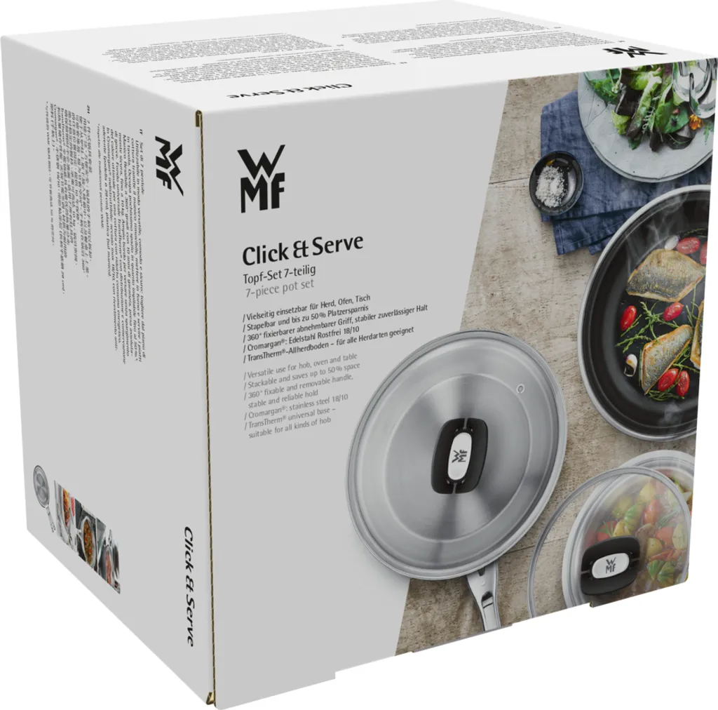 WMF 7tlg. Kochgeschirr-Set Click&Serve