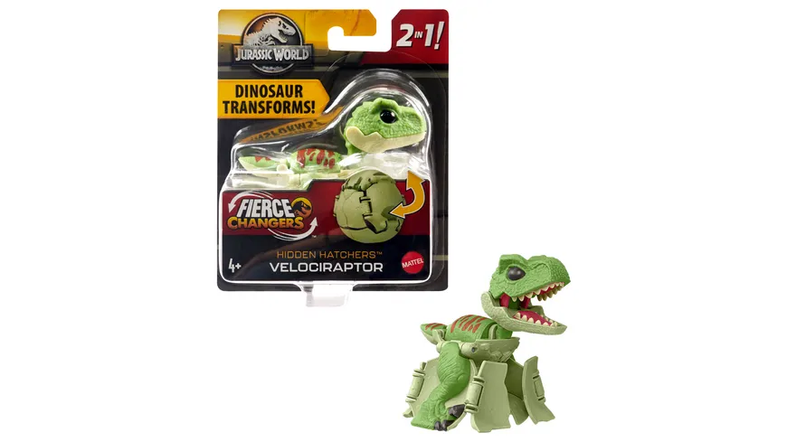 Jurassic World Hidden Hatchers-Dinosaurierfiguren, 1 Stück, sortiert