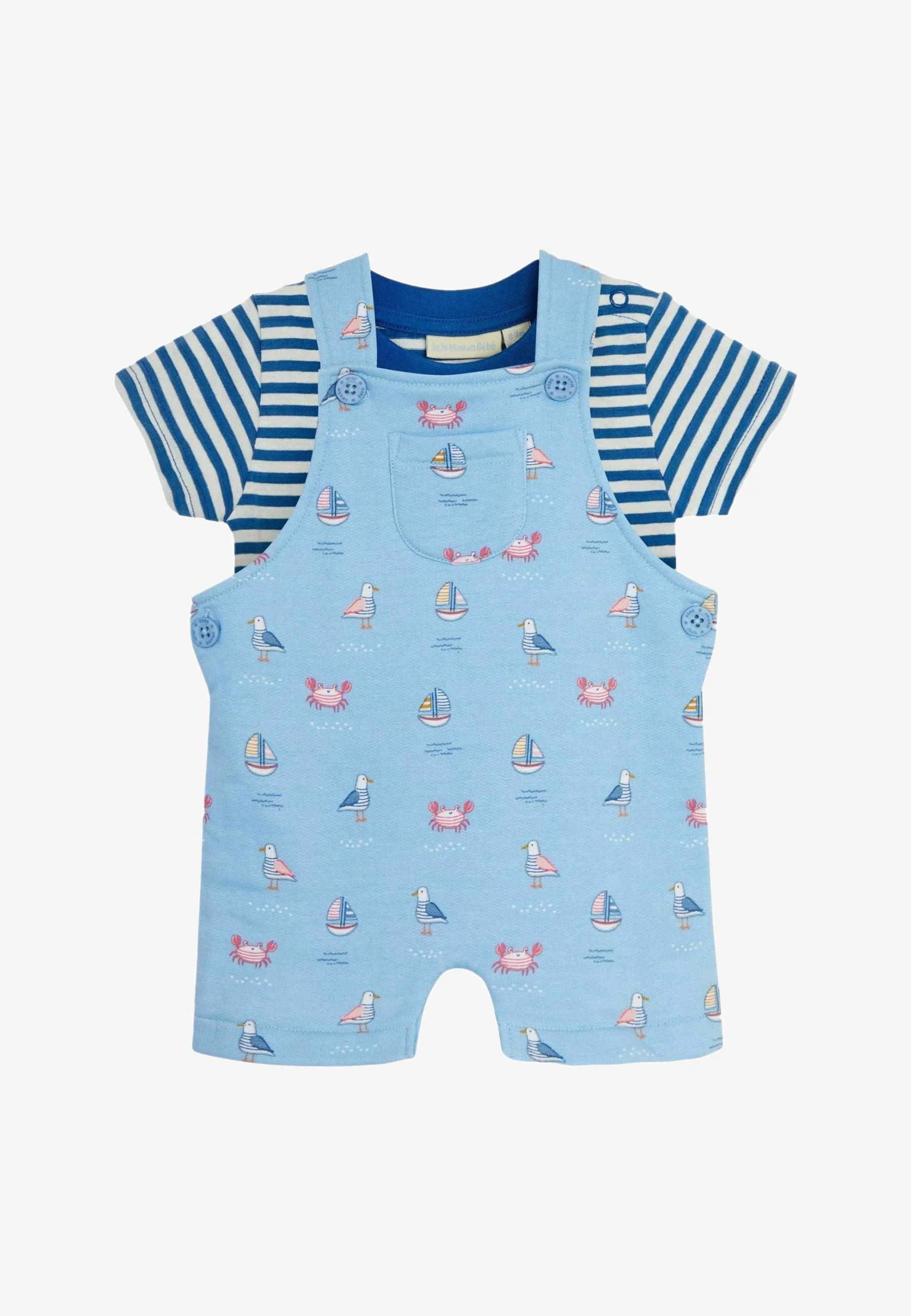JoJo Maman Bébé CONJUNTO DE 2 PIEZAS - AJUSTE REGULAR - Peto