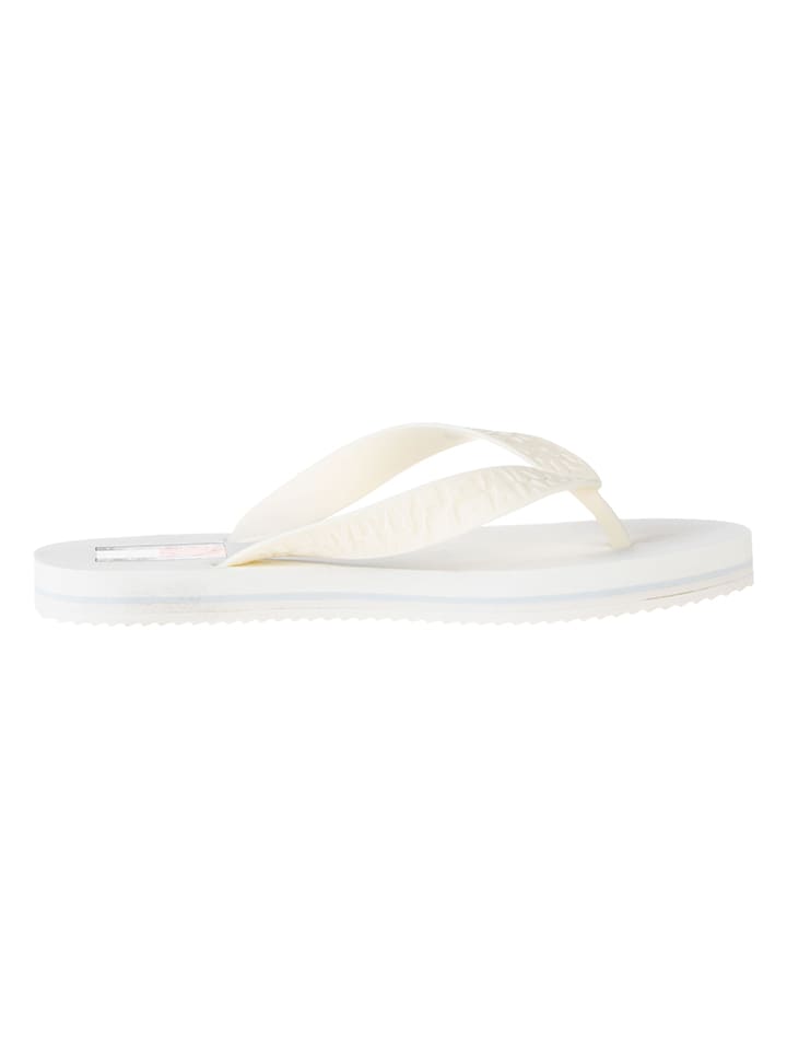 Tommy Hilfiger Shoes Zehentrenner in Creme günstig kaufen 38