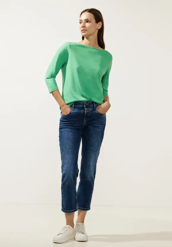 Street One Softes Shirt in Unifarbe