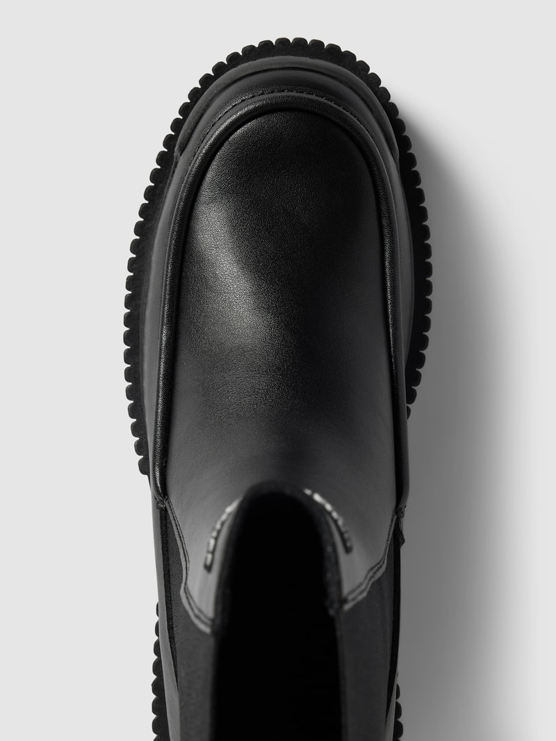 Boots mit Label-Details Modell 'EDDIE' in schwarz