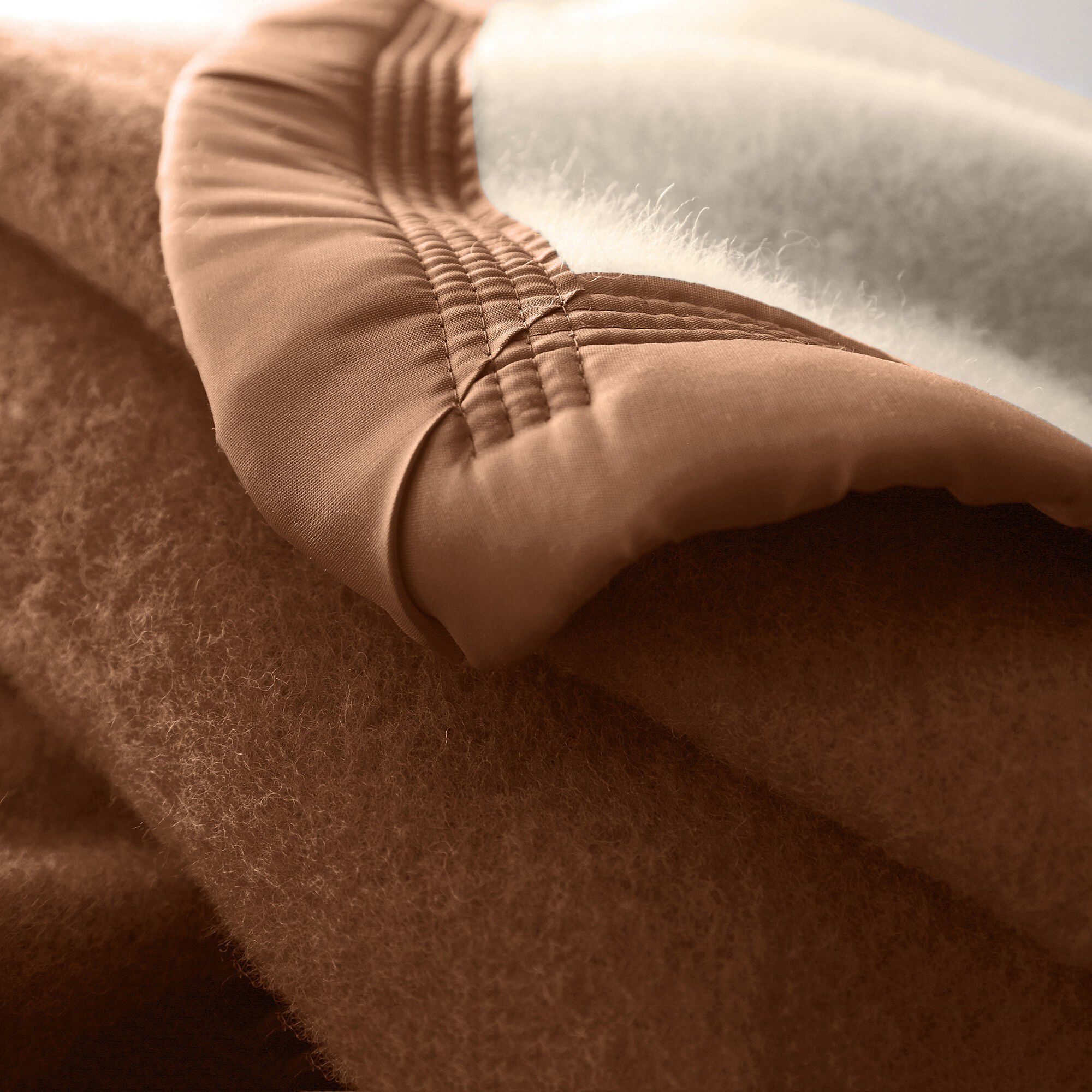 Couverture bicolore laine 730g/m2 Colombine