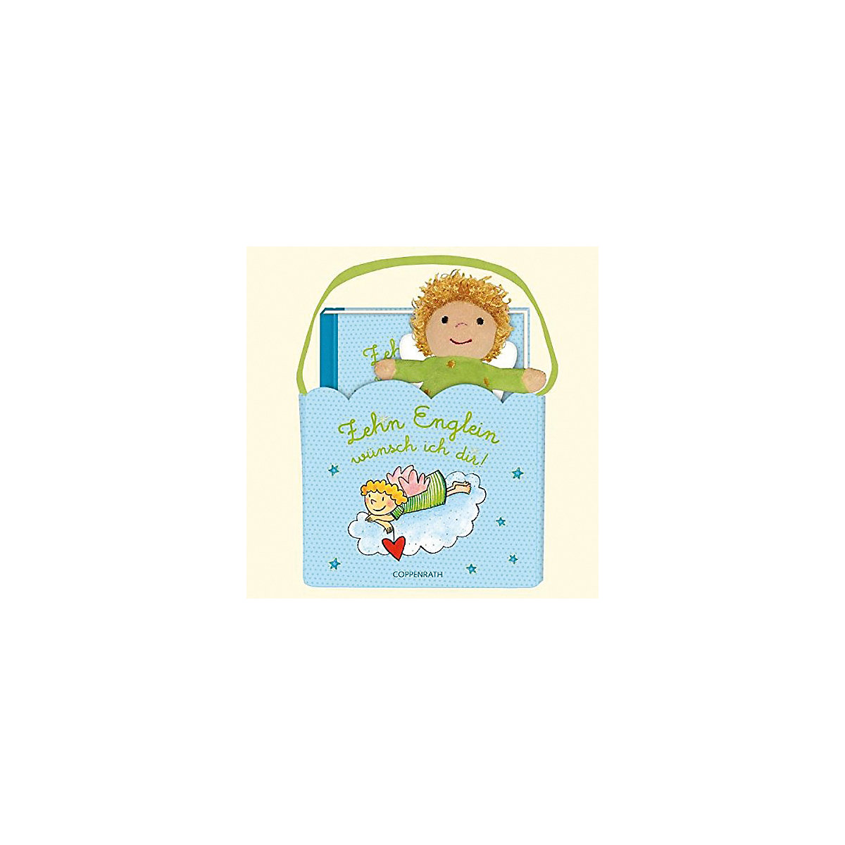 Zehn Englein wünsch ich dir!, Geschenktäschen mit Buch und Schutzengelpuppe