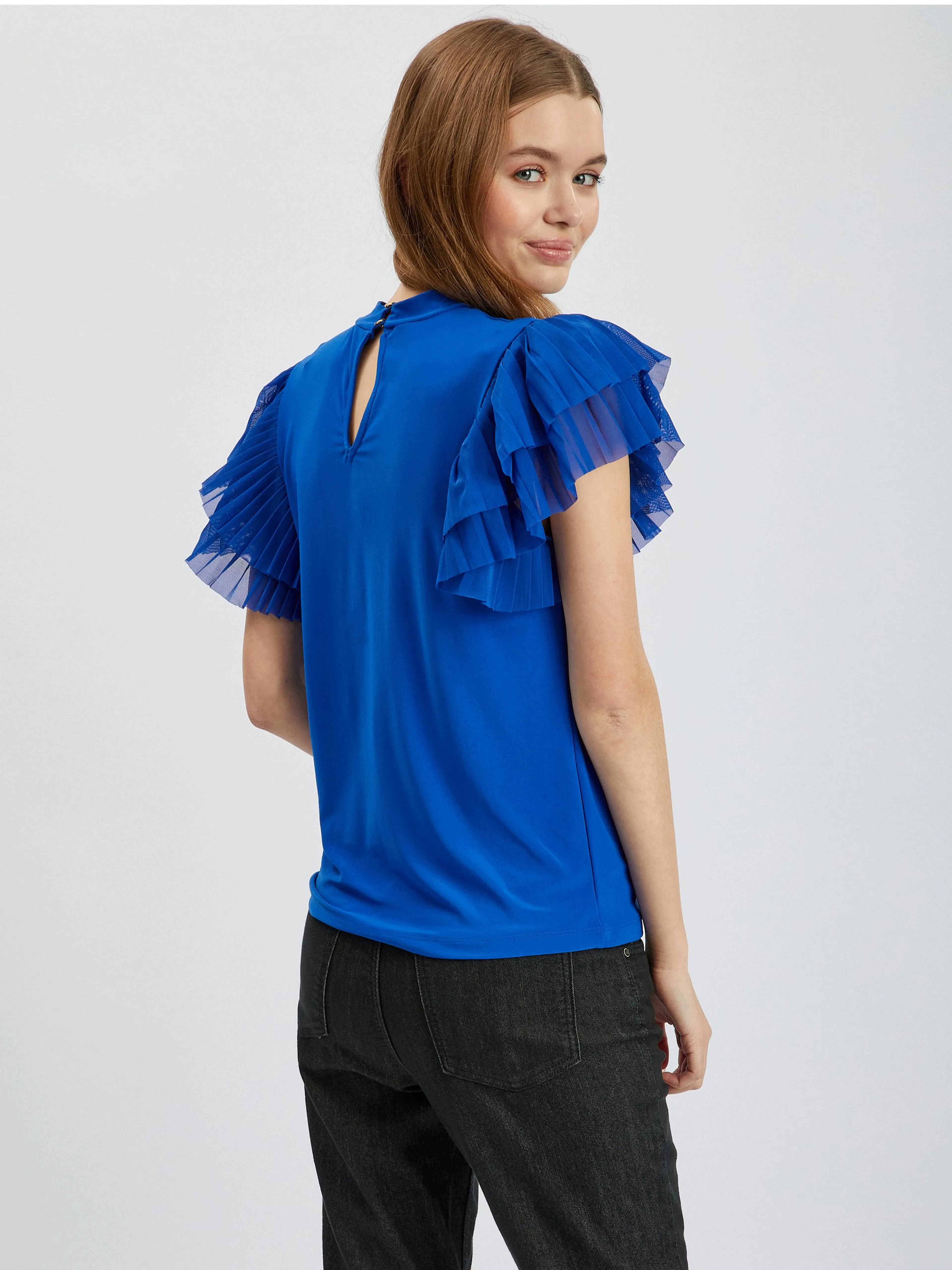 Blaue Damenbluse ORSAY