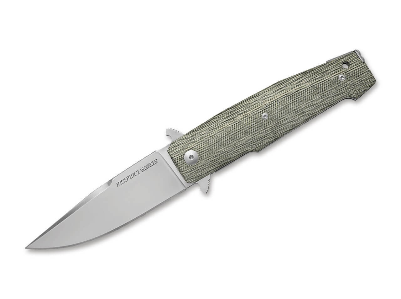 Keeper 2 Micarta Green