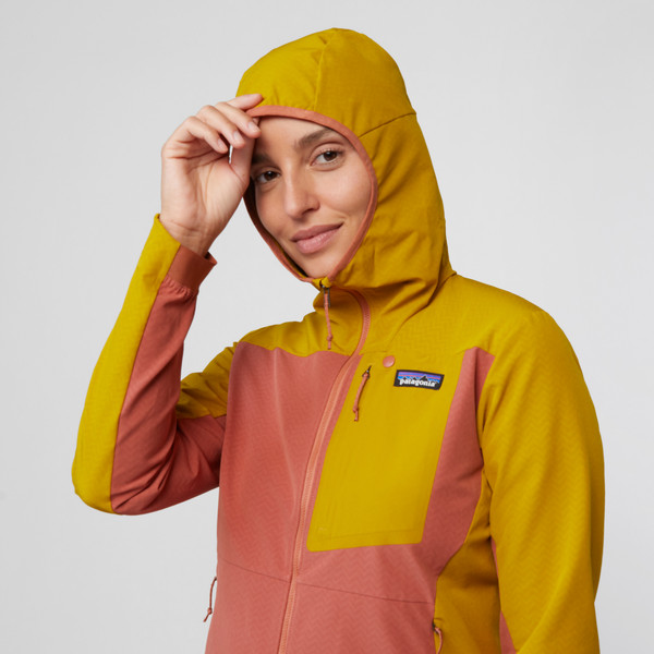 W' S R1 CROSSSTRATA HOODY Damen - Softshelljacke