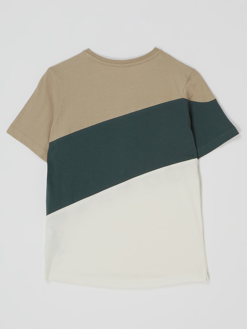 T-Shirt mit Print in camel