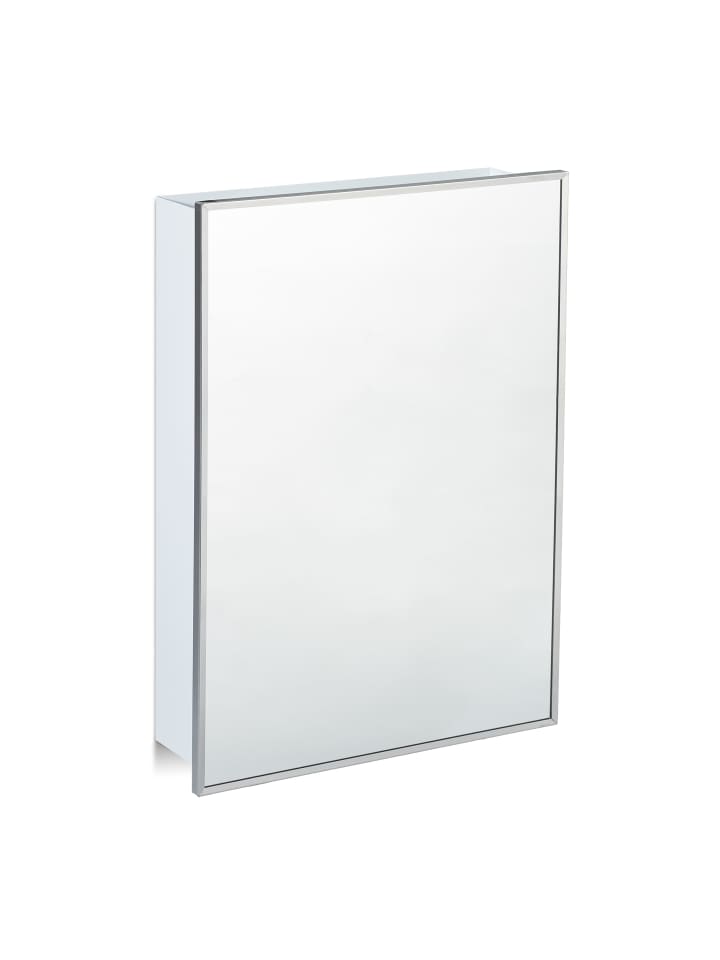 relaxdays Spiegelschrank in Weiß - (B)40,5 x (H)56 x (T)12,5 cm günstig kaufen onesize