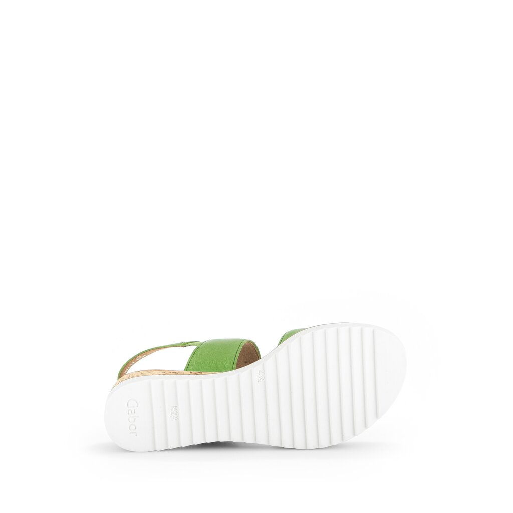 Gabor comfort Keilsandalette grün