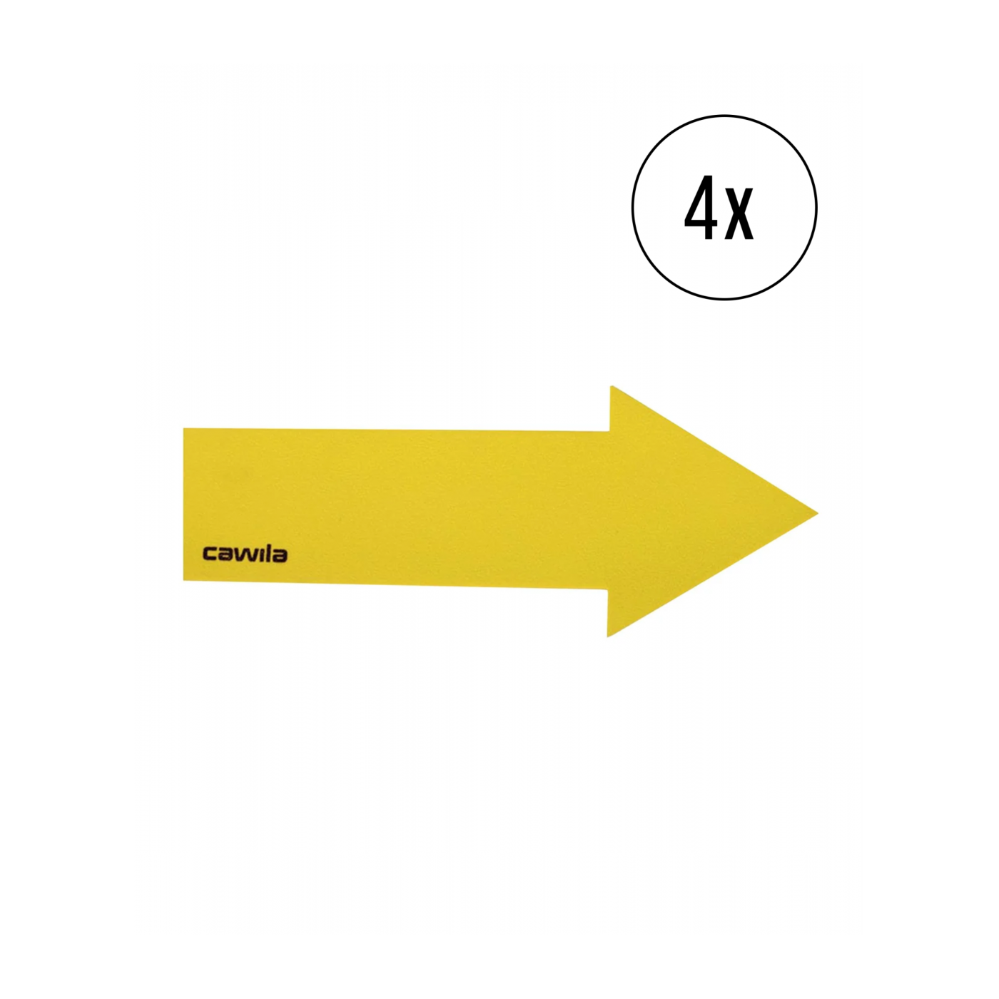 Cawila Marker-System Pfeil 36 x 9cm 4er Set Gelb