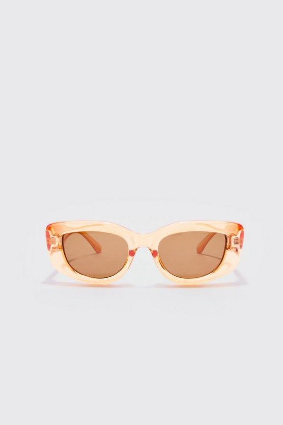 Braune Retro-Sonnenbrille