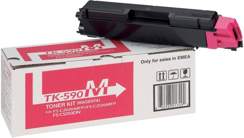 Kyocera TK-590M Original Tonerkartusche Magenta