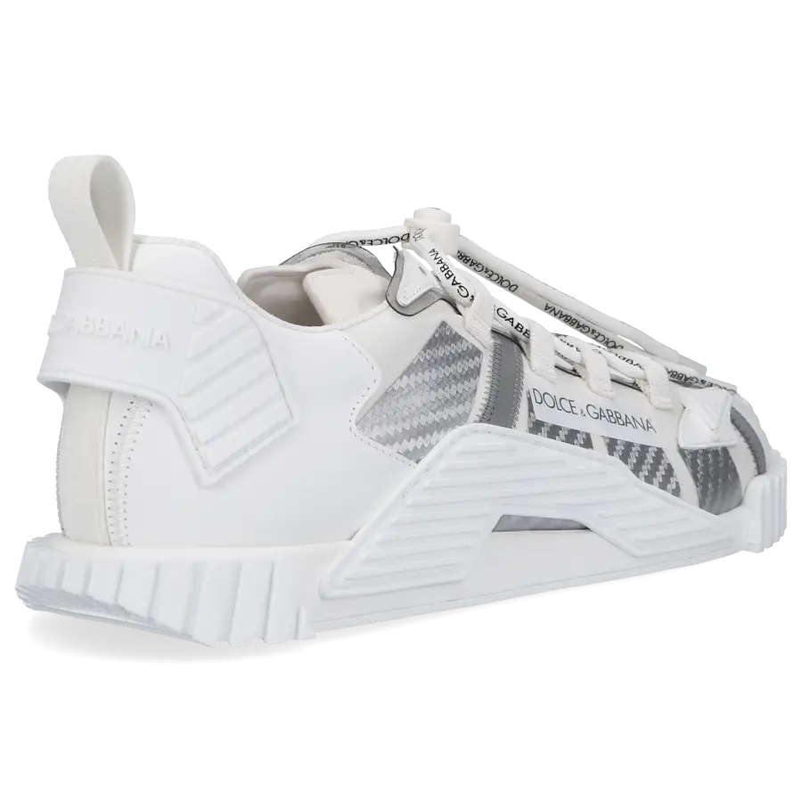 Dolce & Gabbana - Sneaker low NS1 Materialmix - weiß