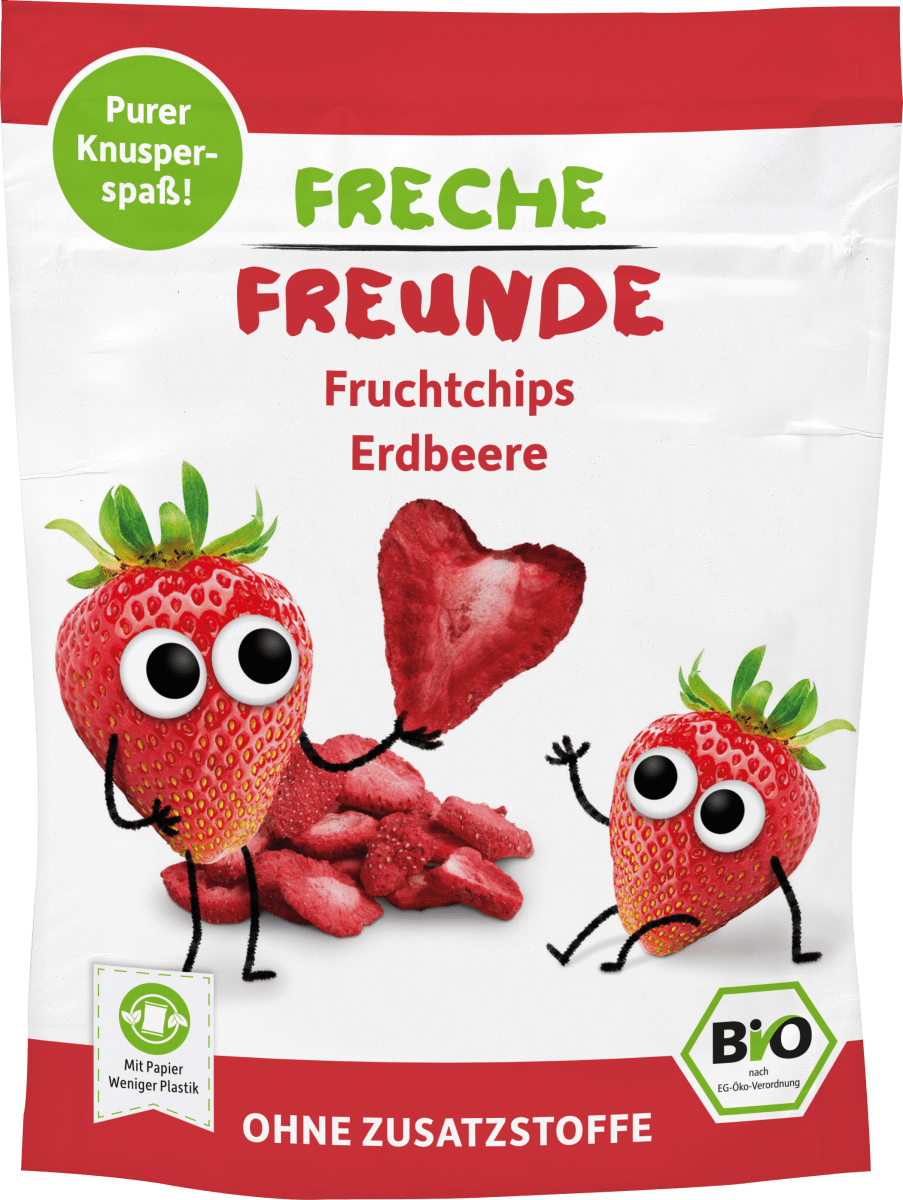 Kindersnack Fruchtchips Erdbeere, ab 3 Jahre, 12 g
