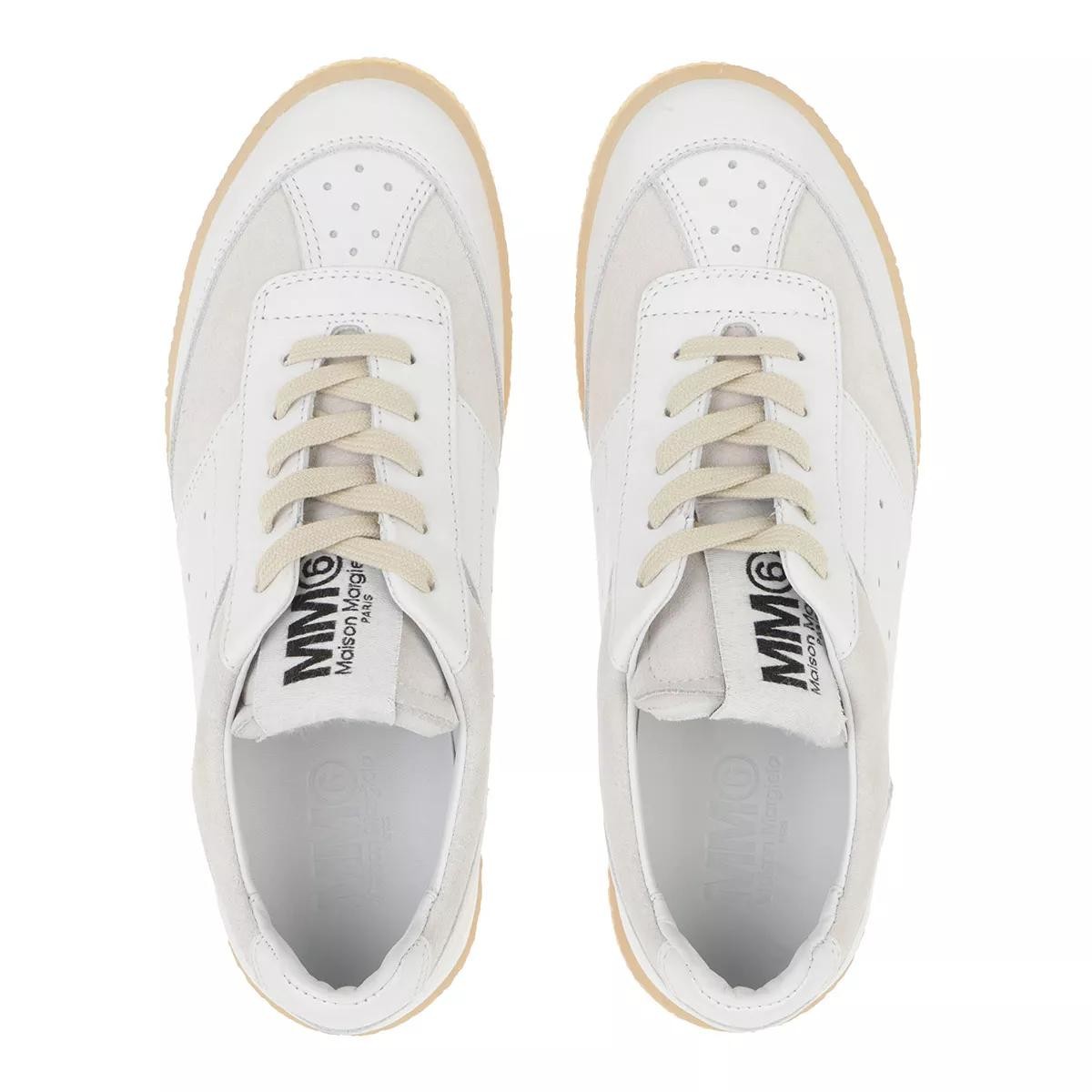 MM6 MAISON MARGIELA Freizeit Schnürer weiss Low-Top Sneaker