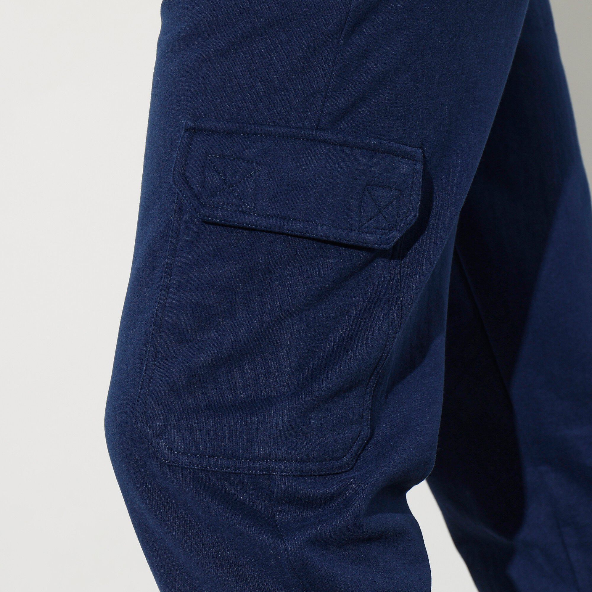 Pantalon molleton cargo bas droits