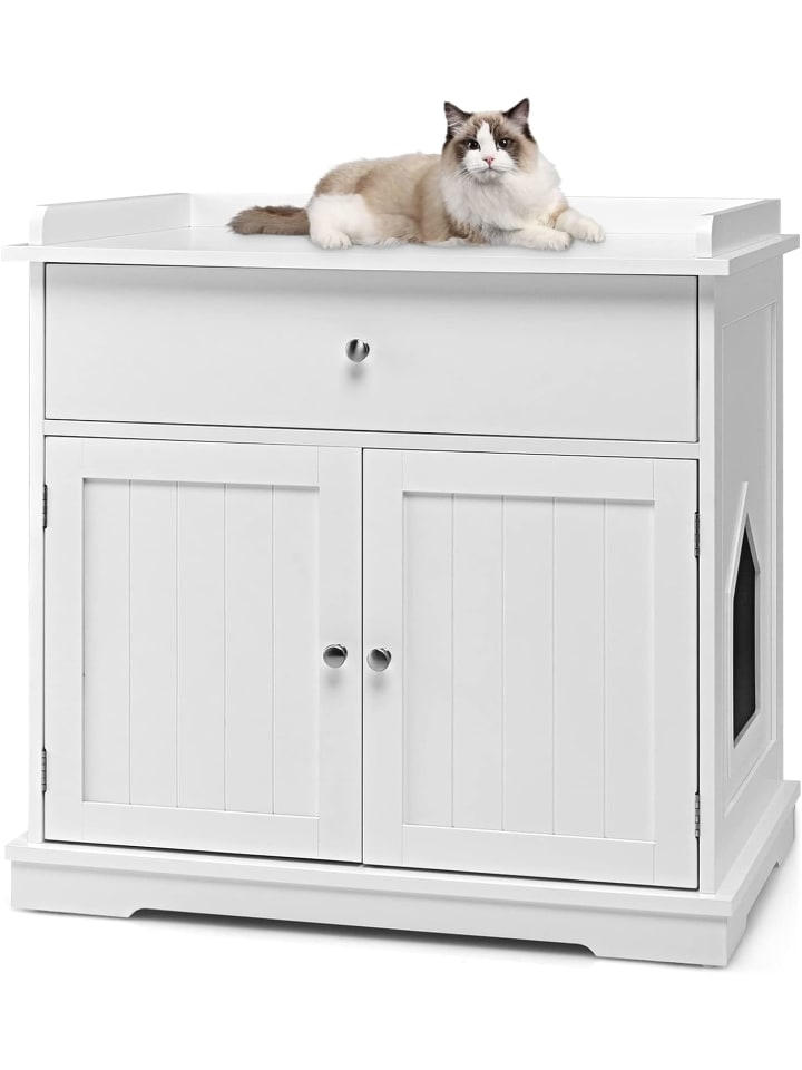 COSTWAY Katzenbaum 50cm in Weiß günstig kaufen 50 cm