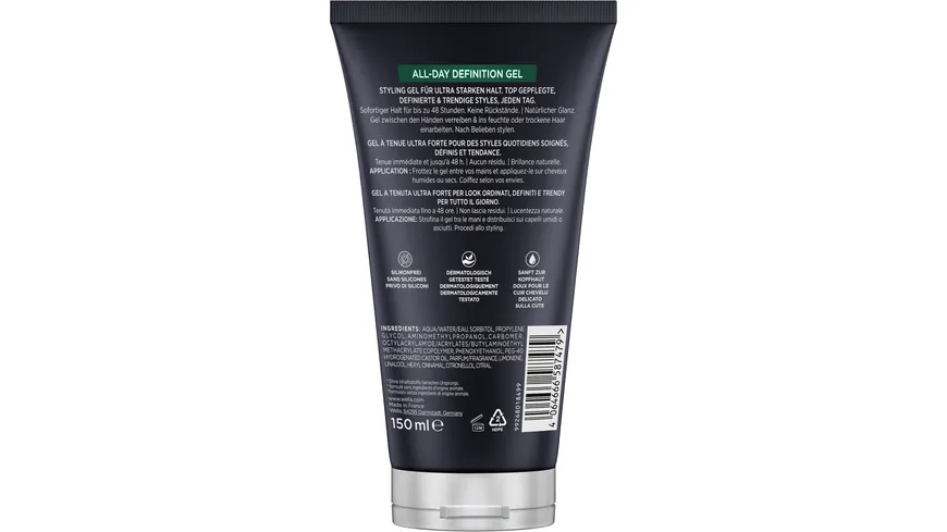 WELLAFLEX Men Styling Gel Ultra Stark 150 ml