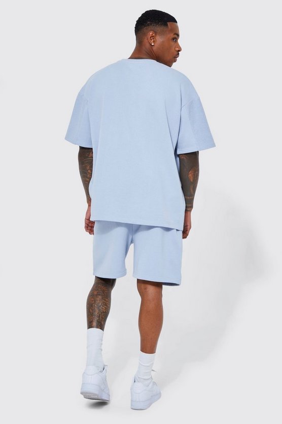 Oversize T-Shirt mit Silikon-Print