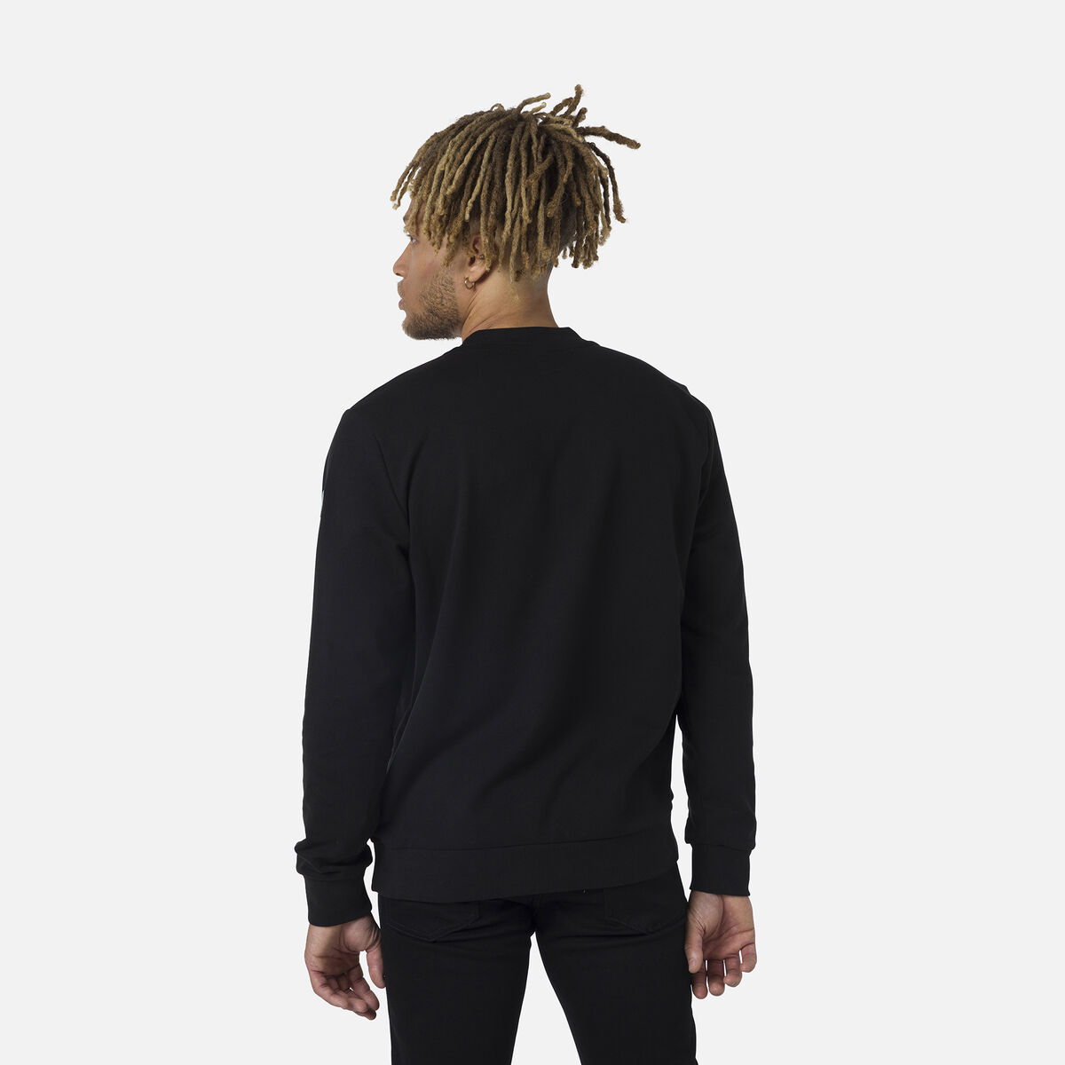 Herrensweatshirt mit Logo und Rundhalsausschnitt