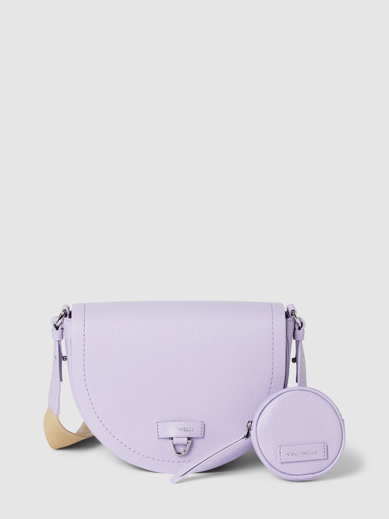 Saddle Bag mit Label-Detail Modell 'BLAIRE' in flieder
