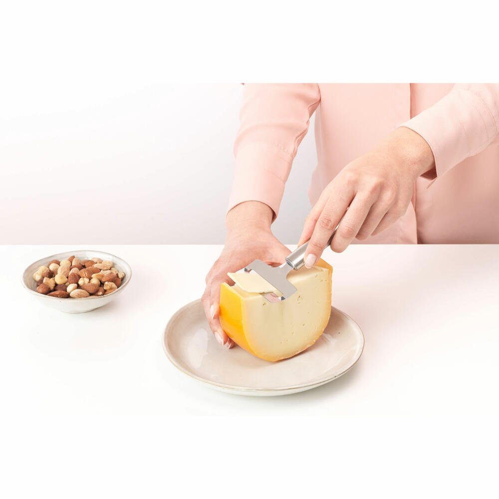 Brabantia Käsehobel Profile weicher Käse 15.5 cm, Stahl