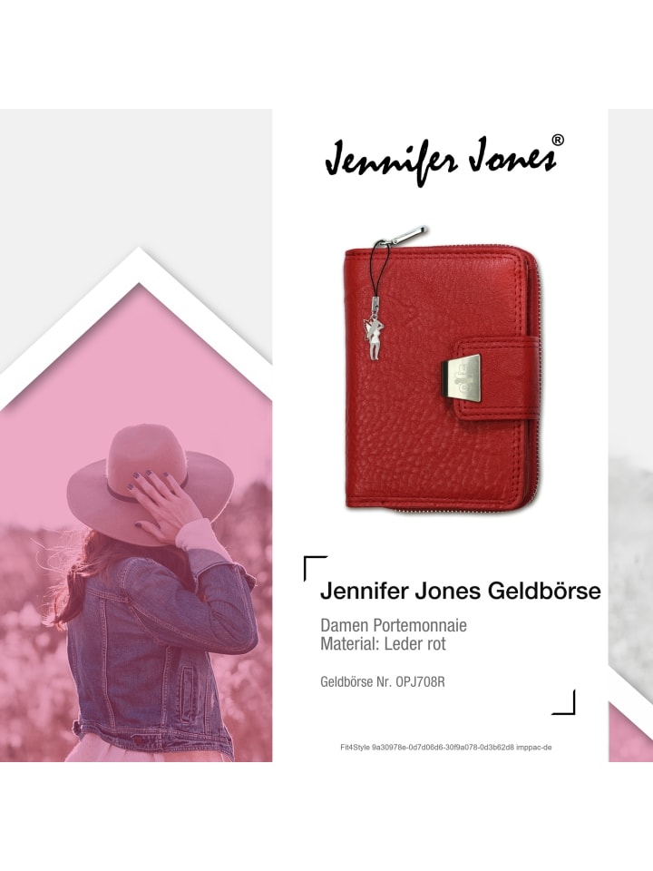 Jennifer Jones Portemonnaie Leder Damen Geldbörse günstig kaufen onesize